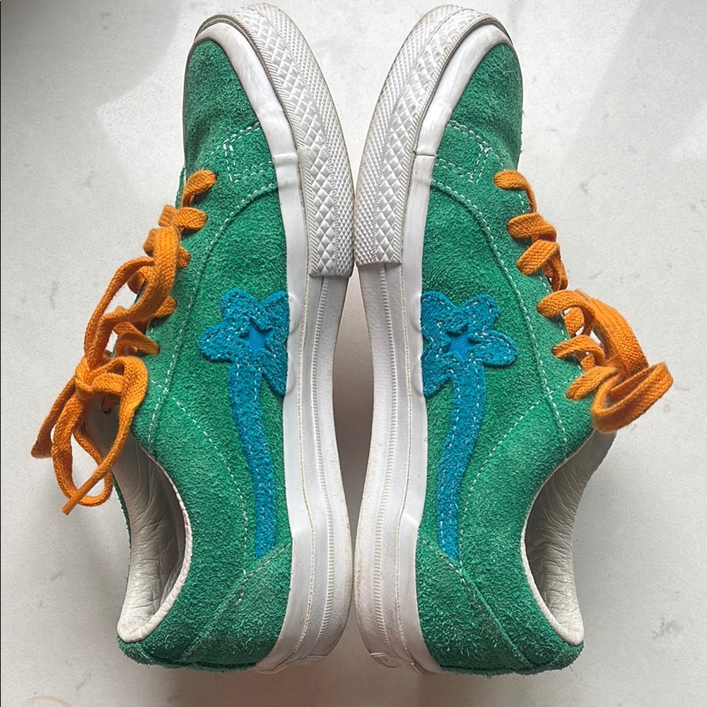 Golf le Fleur (Converse x Tyler the Creator) EUC Size 6 Green/Blue